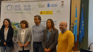 Presentación oficial del 9º congreso forestal español en el Ayuntamiento de Gijón