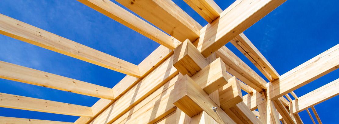 Construcción madera detalle